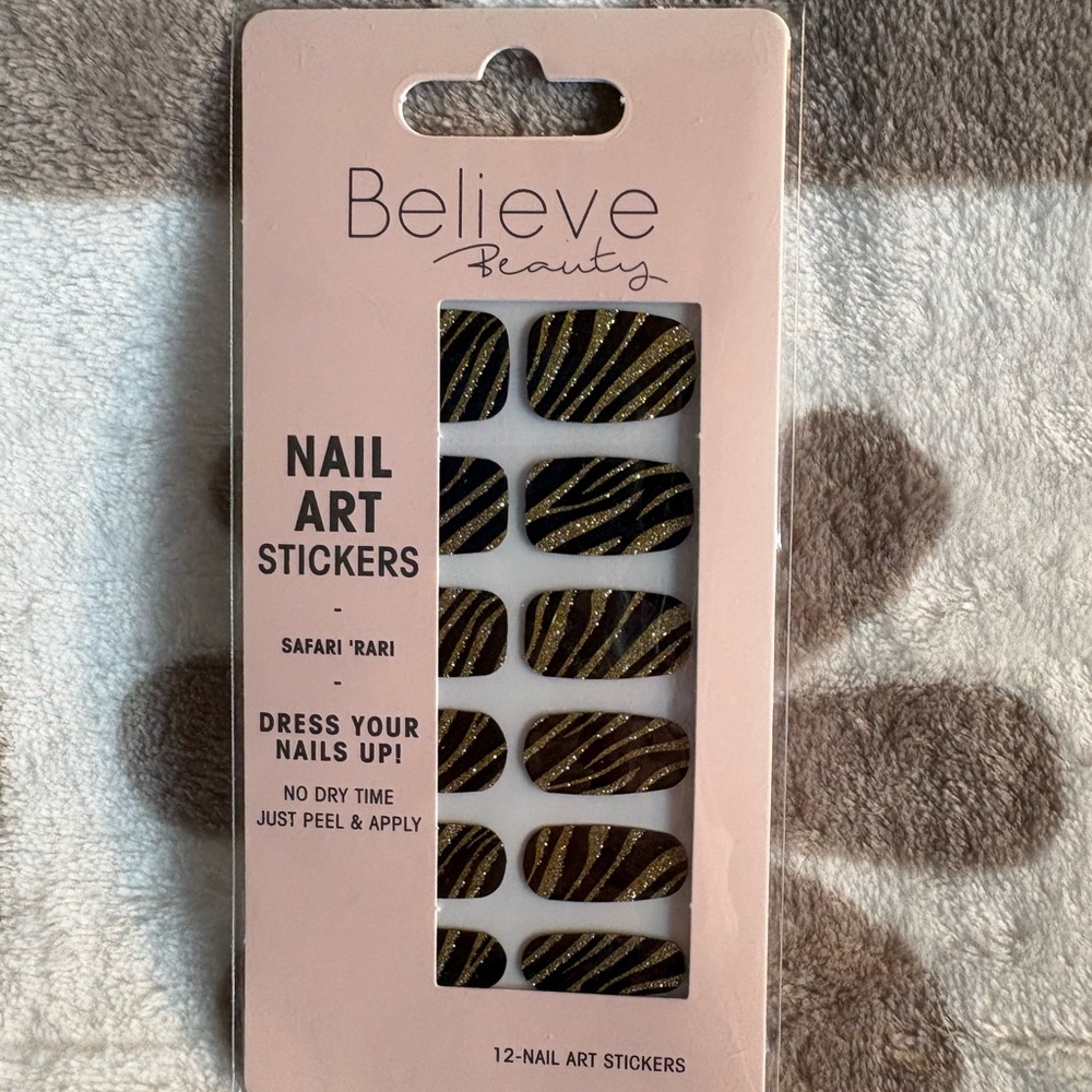 Believe Beauty Safari ‘Rari Nail Art Stickers